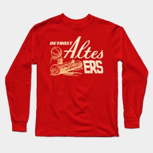 Defunct Detroit Altes Lagers (Loggers) Basketball Team Long Sleeve T-Shirt